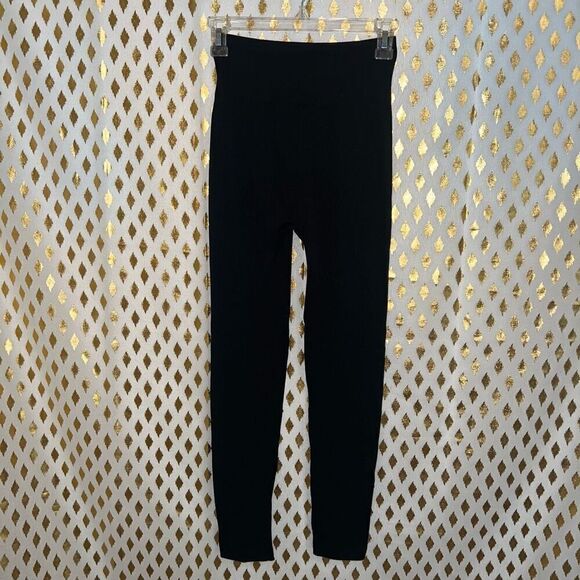 Bundle set of pants pink flowy and seamless leggings size L - Picture 10 of 12